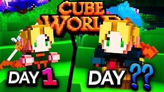 I Spent 100 days in Cube World... Here's What Happened... kinda