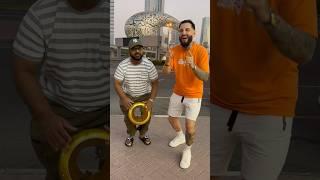 I sing indian music and he beat perfect at darbuka #alrafaelo #darbuka #india