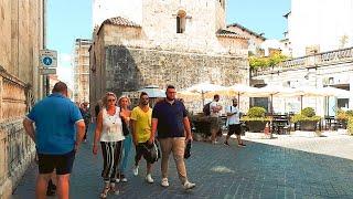 Italy Ascoli Piceno. Marche  - 4k Virtual Walking Tour around the City - Travel Guide. #121