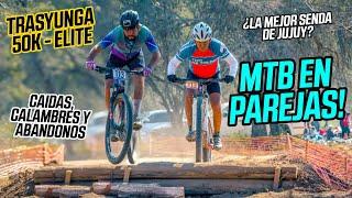 Así se vive la adrenalina de correr MTB en pareja ‍️ Trasyunga 2024 - 50KM de carrera al limite