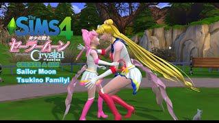 Sims 4 create a sim Usagi's family (Sailor moon)