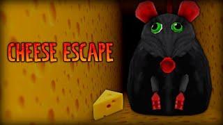 убегаю от страшной мышки в сырном лабиринте в роблокс! | cheese escape