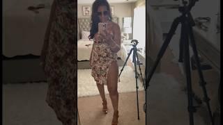 Slit Dress with High Heels Try on | Lenita Washington #shortsvideo #slitdress #sundress