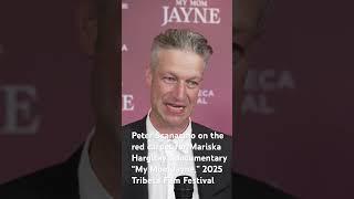 Peter Scanavino on the red carpet for Mariska Hargitay’s “My Mom Jayne” #Tribeca2025