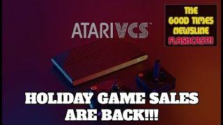 Atari VCS Game SALE Overview for December 2024!! Good Times Newsline Flashcast 12/28/2024