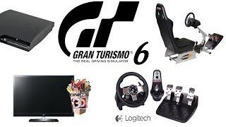 Gran Turismo 6 - GT6 Gameplay with Logitech G27 Racing Wheel & Homemade PlaySeat