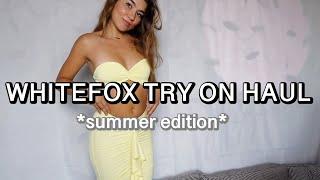 white fox boutique summer try on haul