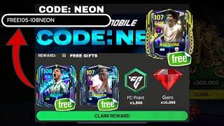 2x NEW FC MOBILE REDEEM CODES! CODE: NEON! NEW 103-107 DIVISION RIVALS GIFTS AND REWARDS!