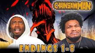 THESE ARE SMACKING! Chainsaw Man: Endings 1 - 8 | Reaction