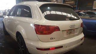 Audi Q7 right rear door lock remove