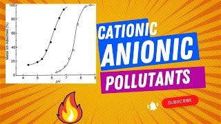 Adsorption of cationic and anionic pollutants