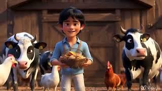  A Day in Mueez’s Farm – Joy in Simple Moments! | 3D Animated Short Film