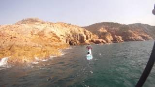 Paddle board cruise Cabo do Roca & Caves. Alex/Nik.