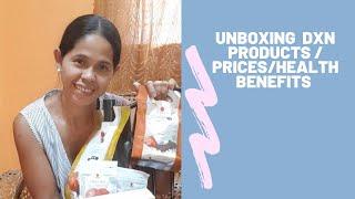 Unboxing DXN PRODUCTS/ prices and health benefits/ ALMAS DXN CHANNEL