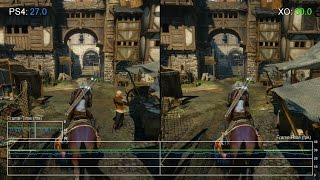 The Witcher 3: Patch 1.07 PS4 vs Xbox One Frame-Rate Test