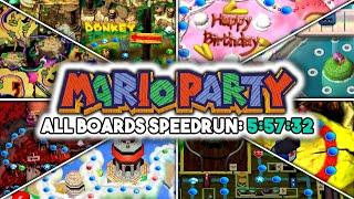 All 8 Boards Speedrun of Mario Party 1 (Nintendo Switch)