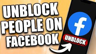 How Do You Unblock Someone On Facebook (2024)