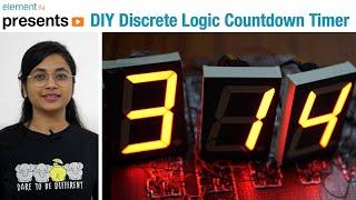 DIY Discrete Logic LED Countdown Timer