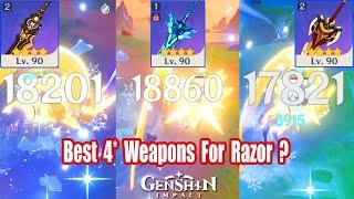 Genshin Impact - Razor Talent 12 - Snow-Tombed - Serpent Spine Prototype Damage Test