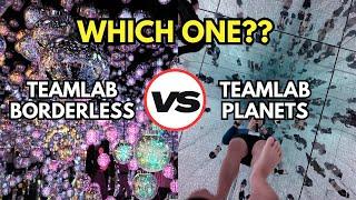 teamLab Planets vs teamLab Borderless Tokyo Japan (2024 UPDATE) - Which one should you go to?