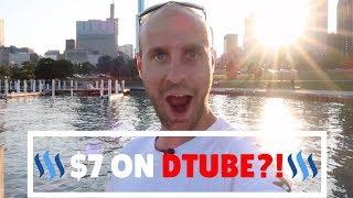 How I Made $7.00 Overnight Using DTUBE.VIDEO