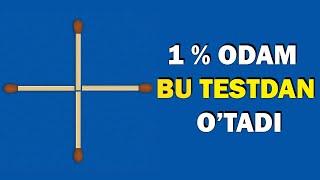 Faqat dahogina buni 15 soniyada yechishi mumkin! O'zingizni sinab ko'ring!!!