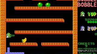 bubble bobble DOS gameplay