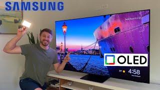 Samsung OLED S95D Unboxing: Glare Free OLED TV!