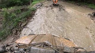 MUDDIN on my YFZ 450 AT HATFIELD  MCCOY 2025