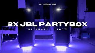 2X JBL Partybox Ultimate | Bass / Sound Test | Love Tonight