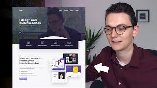 Adobe Xd to Wordpress Part 1 - My new Adobe Xd Web Design Portfolio