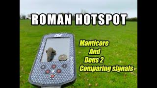 Minelab Manticore vs Deus 2 finding roman artefacts