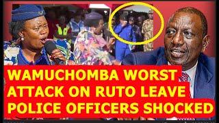 RUTO SHOCKEDPÓLICE LEFT LAUGHING AS WAMUCHOMBA EXPLÓDE IN KIAMBU, DARE PÓLICE TO ÀRREST HER NOW