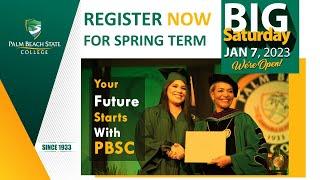 Register Now for Spring Term at PBSC