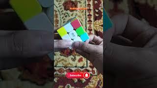 How to Solve the 3 by 3 Rubik's cube  [simple & easy] #shorts