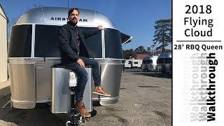 Walk Through 2018 Airstream Flying Cloud 28RBQ Travel Trailer RV Camping