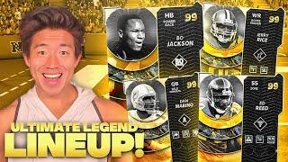 ALL ULTIMATE LEGEND LINEUP! Most expensive team in the game..Madden 22