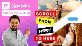 Elementor Menu Anchor Tutorial | Click to Scroll WordPress