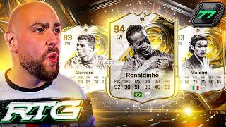 HUGE ULTIMATE SUCCESSION ICON PACKED! FC25 Road To Glory