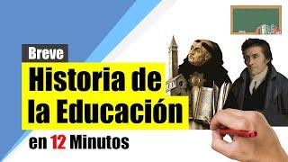 Historia de la EDUCACIÓN - Resumen | Desde sus orígenes hasta nuestros días.