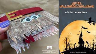 Stamin’Up! Das Monsterbuch der Monster aus der Schachtel mit Wellenrand Juttas Halloween Challenge