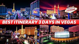 How To Spend 3 PERFECT DAYS in LAS VEGAS in 2025 | TRAVEL GUIDE