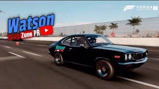 Drag racing in Forza 7 build rx3 All Motor 9.12@160mph