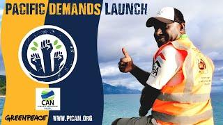Pacific Demands Launch: PICAN and Greenpeace Australia Pacific