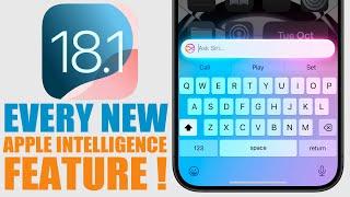 iOS 18.1 - Every New Apple INTELLIGENCE Feature Coming Out !