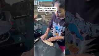 When Indian wife makes paratha for husband #shorts #funny #the2winfamily #shortsvideo #ytshorts