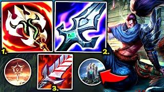 YASUO TOP BUT I HAVE 300% LIFESTEAL (ONE Q = FULL HEALTH) - S14 Yasuo TOP Gameplay Guide