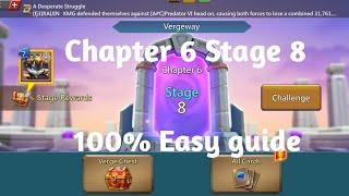 Lords mobile Vergeway chapter 6 stage 8 easiest guide