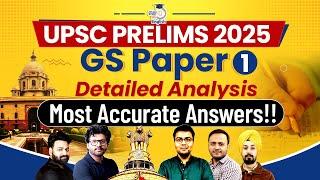 UPSC Prelims 2025 GS Paper 1 | Detailed Discussion | UPSC CSE Prelims 2025 | StudyIQ IAS English