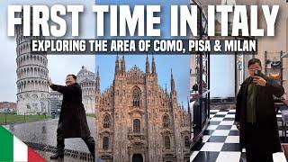 FIRST TIME in ITALY: Exploring Como, Pisa & Milan  | Ivan de Guzman